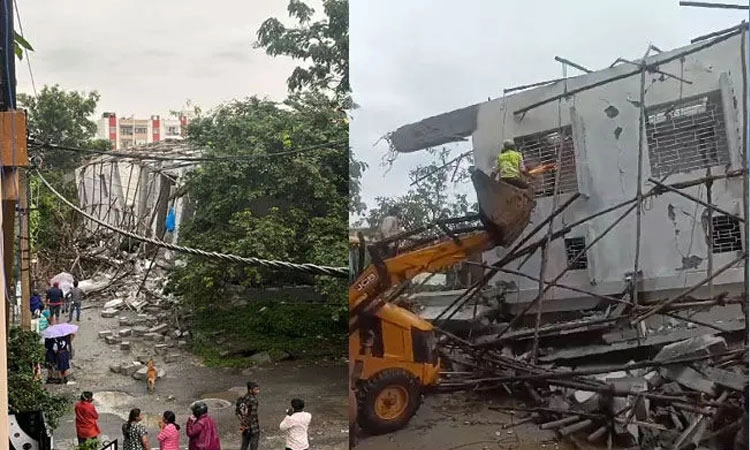 Bengaluru: ಅವಶೇಷಗಳಡಿ ಒಬ್ಬ ಕಾರ್ಮಿಕನಿಗೆ ಶೋಧ