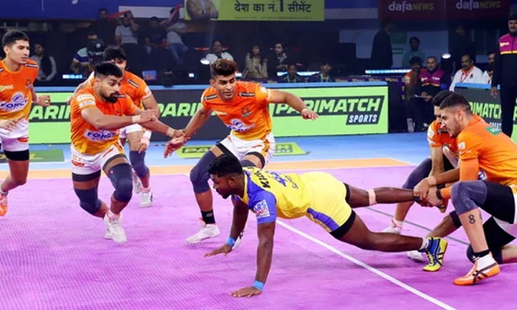 Pro Kabaddi League: ಪುನೇರಿಯನ್ನು ಕೆಡವಿದ ತಮಿಳ್‌ ತಲೈವಾಸ್‌