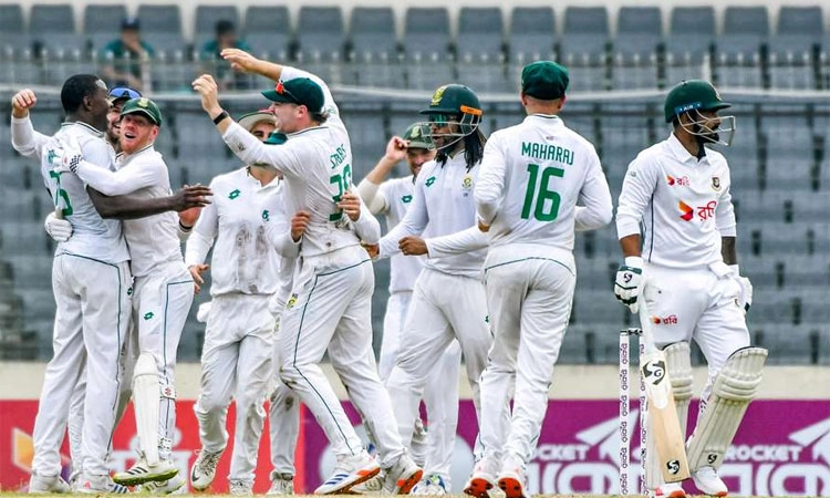 BAN vs SA: ಢಾಕಾ ಟೆಸ್ಟ್‌; ಮೊದಲ ದಿನವೇ 16 ವಿಕೆಟ್‌ ಪತನ