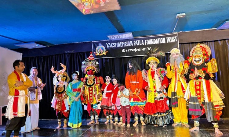 ಯಕ್ಷಧ್ರುವ ಯುರೋಪ್‌ ಘಟಕ ಉದ್ಘಾಟನೆ; ಮಕ್ಕಳಿಂದ ಮಾಯಾಮೃಗ ಪ್ರದರ್ಶನ