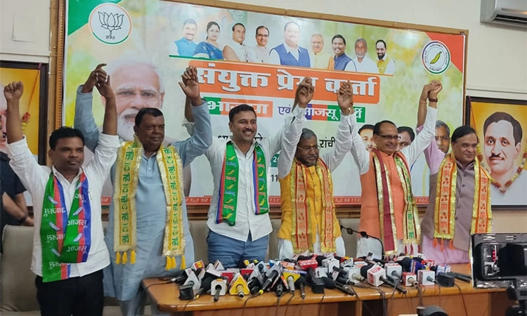 Jharkhand; ಸೀಟು ಹಂಚಿಕೆ ಪ್ರಕಟಿಸಿದ ಎನ್ ಡಿಎ: ಬಿಜೆಪಿಗೆ 68 ಸ್ಥಾನ