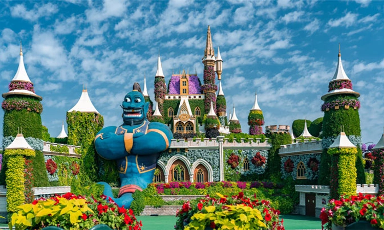Dubai Miracle Garden: ಮರು ಭೂಮಿಯಲ್ಲಿ ಮೂಡಿ ಬಂದ ಪುಷ್ಪ ಸಿರಿ ವೈಭವ