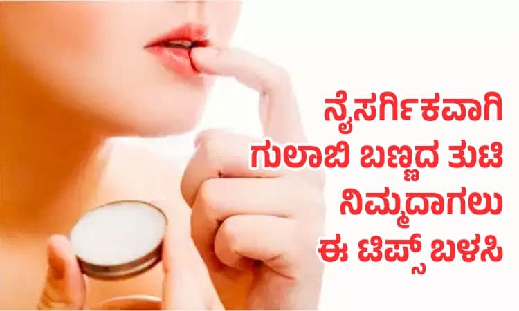 Beauty Tips: ನೈಸರ್ಗಿಕವಾಗಿ ಗುಲಾಬಿ ಬಣ್ಣದ ತುಟಿ ನಿಮ್ಮದಾಗಲು ಈ ಟಿಪ್ಸ್‌ ಬಳಸಿ