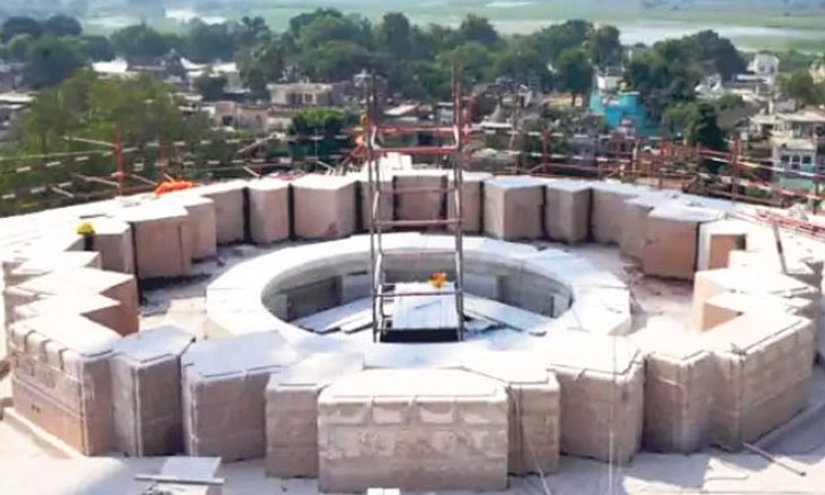 Ayodhya; ರಾಮ ಮಂದಿರ ಗೋಪುರ ನಿರ್ಮಾಣ ಬಿರುಸು