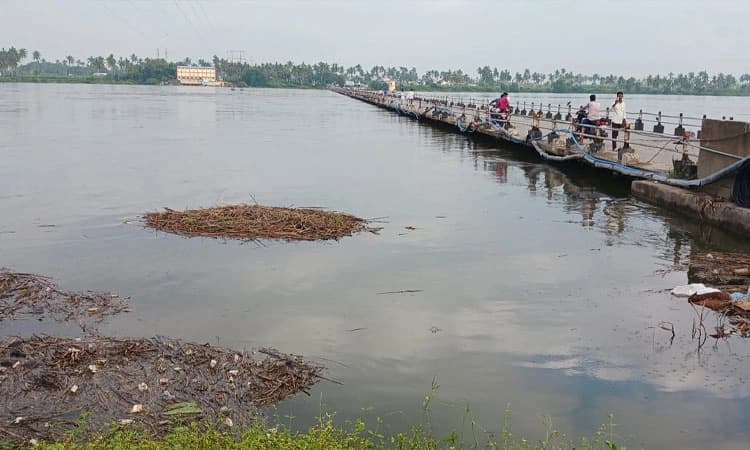 Kampli- ತುಂಗಭದ್ರಾ ಜಲಾಶಯಕ್ಕೆ ಭಾರಿ ಪ್ರಮಾಣದ ನೀರು
