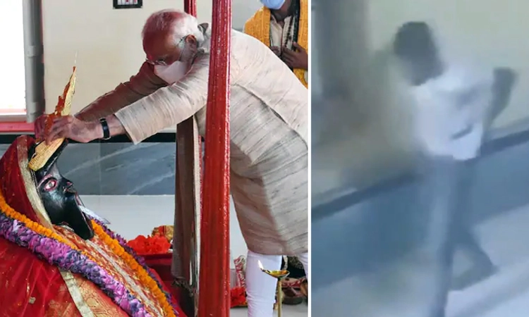 Video: ಪ್ರಧಾನಿ ಮೋದಿ ಕಾಳಿ ದೇವಿಗೆ ಉಡುಗೊರೆಯಾಗಿ ನೀಡಿದ್ದ ಕಿರೀಟವನ್ನೇ ಎಗರಿಸಿದ ಕಳ್ಳ