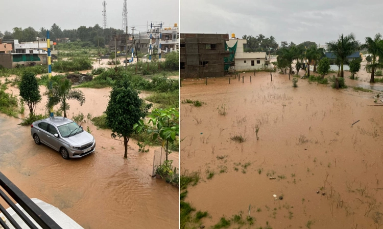 Heavy Rain: ಧಾರವಾಡ ಜಿಲ್ಲೆಯಲ್ಲಿ ಭಾರಿ ಮಳೆ… ಬಡಾವಣೆಗಳಿಗೆ ನುಗ್ಗಿದ ನೀರು