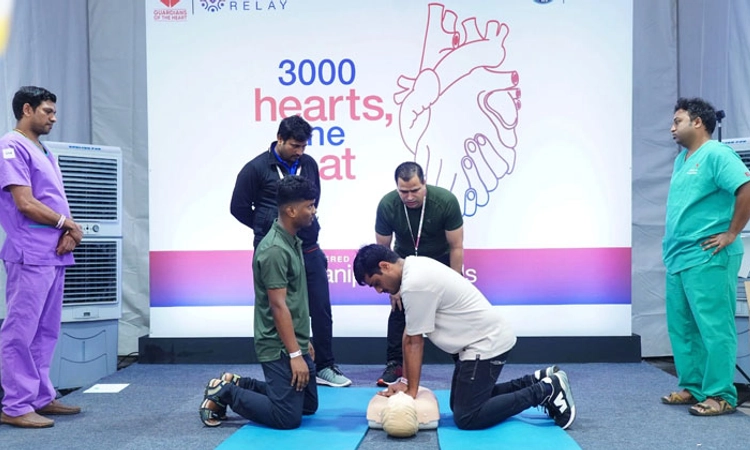 24 ಗಂಟೆಗಳಲ್ಲಿ 3,319 ಸಿಪಿಆರ್; ಗಿನ್ನೆಸ್ ವಿಶ್ವ ದಾಖಲೆ ಬರೆದ ಮಣಿಪಾಲ್‌ ಆಸ್ಪತ್ರೆ