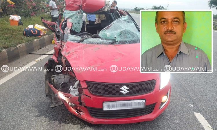 Chitradurga: ಚಾಲಕನ ನಿಯಂತ್ರಣ ತಪ್ಪಿ ಲಾರಿ ಹಿಂಬದಿಗೆ ಡಿಕ್ಕಿ ಹೊಡೆದ ಕಾರು; ಓರ್ವ ಸಾವು