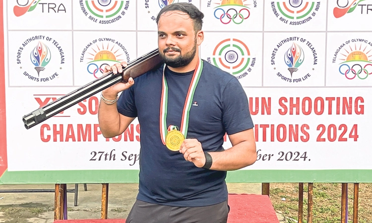 Trap Shooting: ಶಾಟ್‌ ಗನ್‌ ಟ್ರ್ಯಾಪ್ ಶೂಟಿಂಗ್‌… ಸ್ಯಾಮುಯೆಲ್‌ ಸಿಮ್ಸನ್‌ಗೆ ಚಿನ್ನ