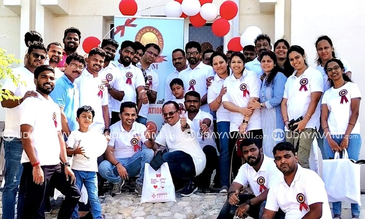 Muscut ವಿಶ್ವಬ್ರಾಹ್ಮಣ ಒಕ್ಕೂಟ; ಸ್ವಯಂಪ್ರೇರಿತ ರಕ್ತದಾನ