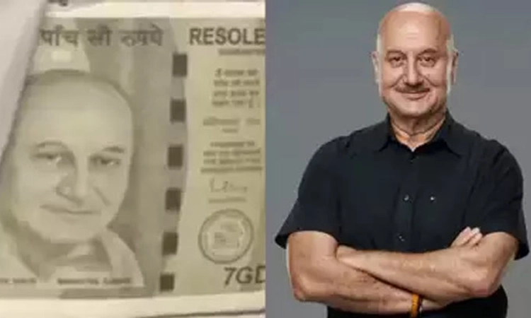 Fake Currency: 500 ರೂ. ನಕಲಿ ನೋಟುಗಳಲ್ಲಿ ಗಾಂಧಿ ಬದಲು ಅನುಪಮ್‌ ಖೇರ್‌ ಫೋಟೊ!