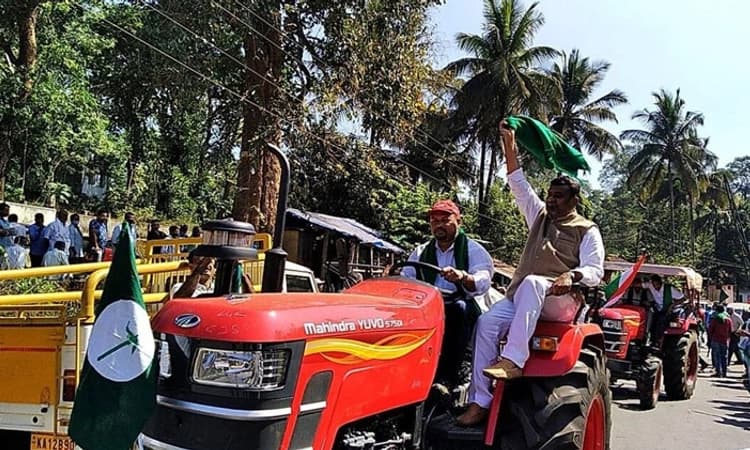 ಬೆಂಗಳೂರಿನಲ್ಲಿಂದು ರೈತರ ಪ್ರತಿಭಟನೆ: ಟ್ರ್ಯಾಕ್ಟರ್ ಪ್ರವೇಶ ತಡೆಗೆ ಪೊಲೀಸರ ಸಿದ್ದತೆ!