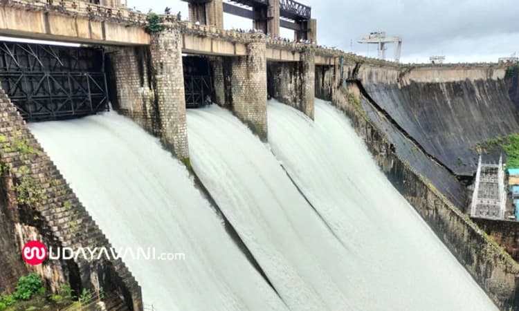 ತುಂಬಿದೆ ಭದ್ರಾ ಜಲಾಶಯ: ಕ್ರಸ್ಟ್ ಗೇಟ್ ಮೂಲಕ 12 ಸಾವಿರ ಕ್ಯೂಸೆಕ್ಸ್ ನೀರು ಬಿಡುಗಡೆ