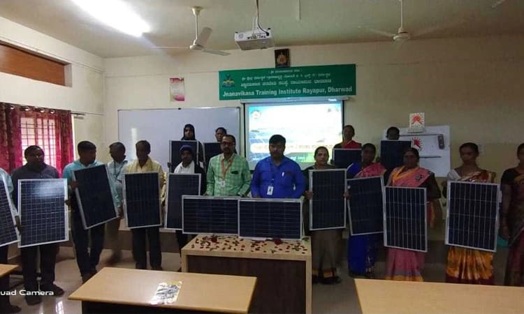 ಸೋಲಾರ್‌ ಘಟಕಗಳ ನಿರ್ವಹಣಾ ತರಬೇತಿ