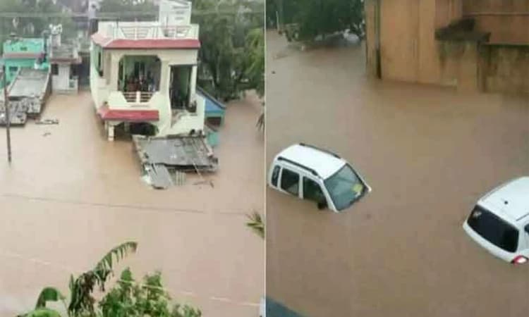 ಭಾರೀ ಮಳೆ, ಪ್ರವಾಹಕ್ಕೆ ತತ್ತರಿಸಿ ಹೋದ ಗುಜರಾತ್,ಜನಜೀವನ ಅಸ್ತವ್ಯಸ್ತ; ಸಾವಿನ ಸಂಖ್ಯೆ ಏರಿಕೆ