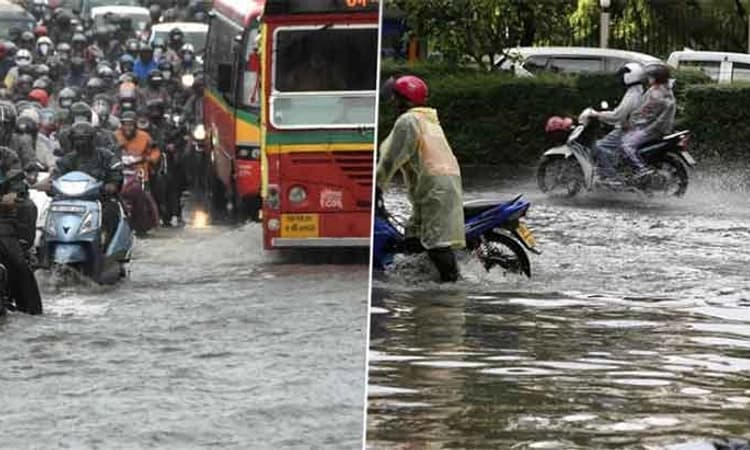 ಮುಂಬಯಿಯಲ್ಲಿ ಮುಂದುವರಿದ ವರ್ಷಧಾರೆ; ಭೂಕುಸಿತ-ತಗ್ಗುಪ್ರದೇಶ ಜಲಾವೃತ, ಟ್ರಾಫಿಕ್ ಜಾಮ್