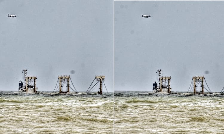 ಮಂಗಳೂರು : ಹಡಗಿನಿಂದ ತೈಲ ಸೋರಿಕೆ ಭೀತಿ : ವಿಮಾನದ ಮೂಲಕ ಕಣ್ಗಾವಲು