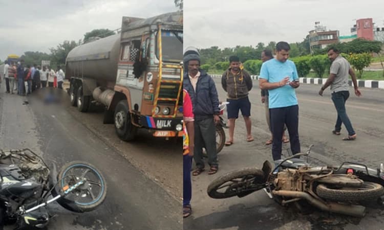 ಕುಣಿಗಲ್: ನಿಂತಿದ್ದ ಟ್ಯಾಂಕರ್ ಗೆ ಬೈಕ್ ಢಿಕ್ಕಿಯಾಗಿ ಮೈಸೂರಿನ ಯುವಕ ಸಾವು