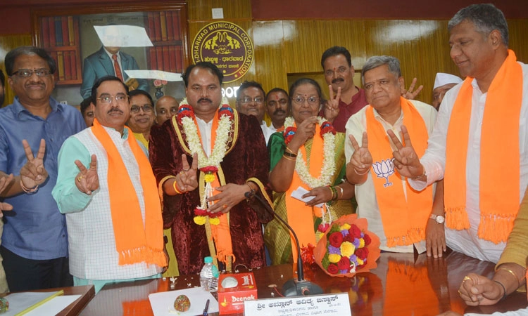 ಈರೇಶಗೆ ಒಲಿದ ಪಾಲಿಕೆ ಮೇಯರ್‌ ಪಟ್ಟ