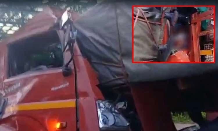 ಗುಬ್ಬಿ: ಲಾರಿಗಳ ನಡುವೆ ಭೀಕರ ಅಪಘಾತ ; ಓರ್ವ ಸ್ಥಳದಲ್ಲೇ ಸಾವು, ಮತ್ತೋರ್ವ ಗಂಭೀರ