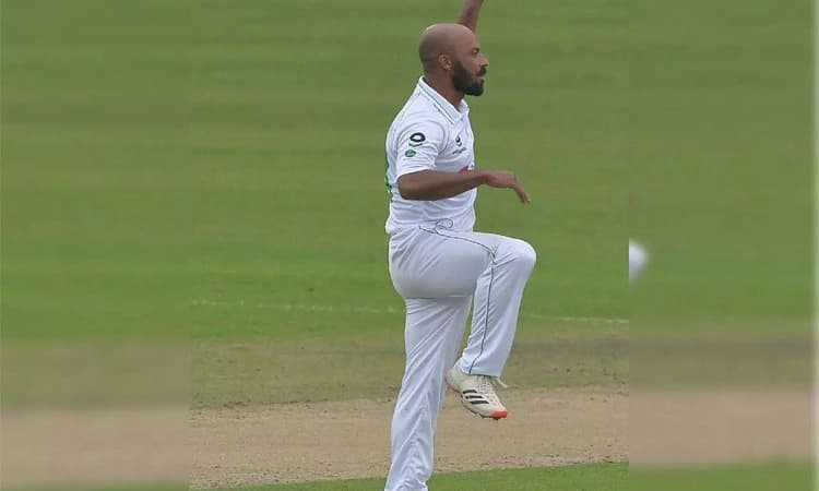 ಪಾಕಿಸ್ಥಾನದ ಸ್ಪಿನ್ನರ್‌ ಸಾಜಿದ್‌ ಖಾನ್‌ ಬೌಲಿಂಗ್‌ ದಾಳಿಗೆ ತತ್ತರಿಸಿದ ಬಾಂಗ್ಲಾ