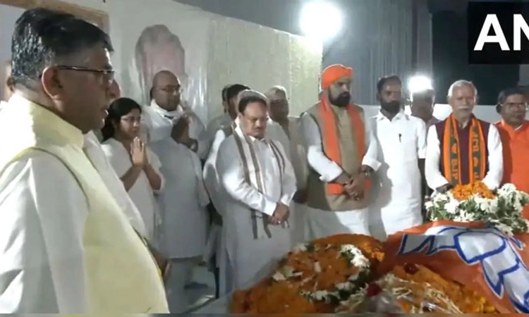 Patna; ಸರ್ಕಾರಿ ಗೌರವದೊಂದಿಗೆ ಸುಶೀಲ್‌ ಮೋದಿ ಅಂತ್ಯ ಸಂಸ್ಕಾರ