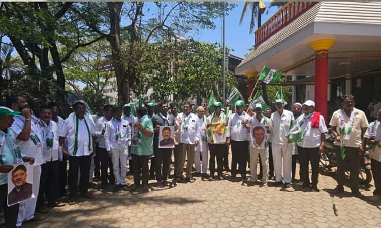 Prajwal Case; ಬೆಳಗಾವಿಯಲ್ಲಿ ಡಿಕೆ ಶಿವಕುಮಾರ್ ವಿರುದ್ಧ ಜೆಡಿಎಸ್ ಕಾರ್ಯಕರ್ತರ ಪ್ರತಿಭಟನೆ