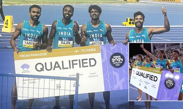 Paris Olympics: ಪ್ಯಾರಿಸ್ ಒಲಿಂಪಿಕ್ಸ್‌ಗೆ ಅರ್ಹತೆ ಪಡೆದ ಭಾರತದ ಮಹಿಳಾ, ಪುರುಷರ ರಿಲೇ ತಂಡ