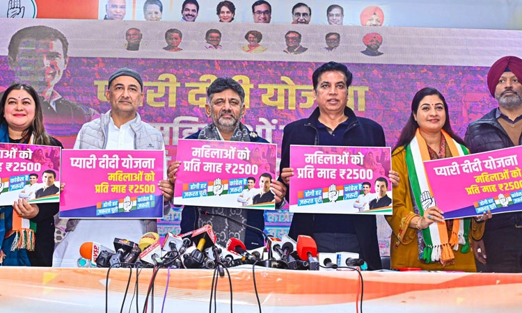 Delhi Polls: ದಿಲ್ಲಿಯ ಮಹಿಳಾ ಮತದಾರರ ಸೆಳೆಯಲು ಗ್ಯಾರಂಟಿ ಘೋಷಿಸಿದ ಕಾಂಗ್ರೆಸ್‌