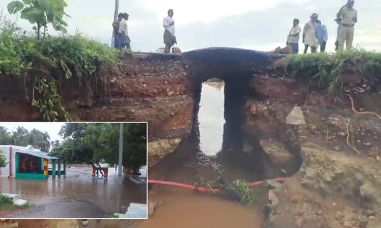 Kampli: ತಾಲ್ಲೂಕಿನಲ್ಲಿ ದಾಖಲೆಯ ಮಳೆ&#8230; ಜಮೀನುಗಳು ಜಲಾವೃತ, ಹಲವೆಡೆ ರಸ್ತೆ ಸಂಪರ್ಕ ಕಡಿತ