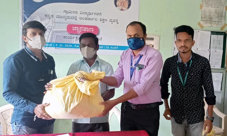ಧರ್ಮಸ್ಥಳ ಸಂಸ್ಥೆಯಿಂದ ಆಹಾರ ಕಿಟ್