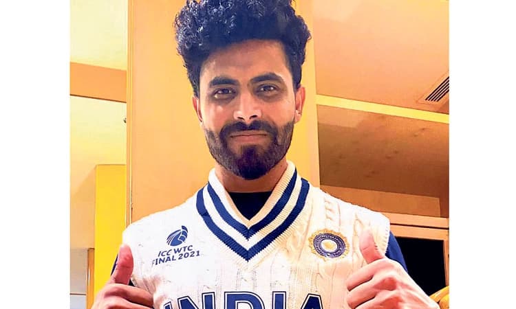 ಐಸಿಸಿ ಟೆಸ್ಟ್‌ ವಿಶ್ವಕಪ್‌ ಫೈನಲ್‌ : ಹಳೆಯ ಜೆರ್ಸಿಯಲ್ಲಿ ಮಿಂಚಿದ ಜಡೇಜ