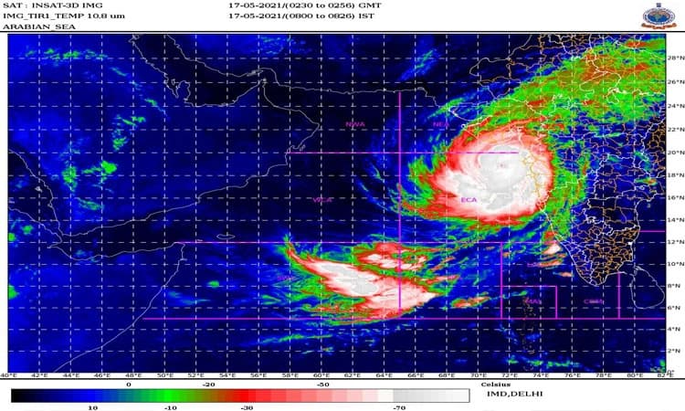 ‘ತೌಖ್ತೇ’ ಅಬ್ಬರ : ಗುಜರಾತ್, ಮುಂಬೈ ಕರಾವಳಿ ಭಾಗಗಳಲ್ಲಿ ಹೈ ಅಲರ್ಟ್..!