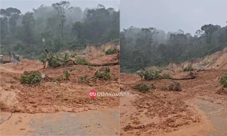 Sakleshpur: ಶಿರಾಡಿ ಘಾಟ್‌ ನಲ್ಲಿ ಮತ್ತೆ ಭೂ ಕುಸಿತ; ರಸ್ತೆ ಸಂಚಾರ ಬಂದ್‌