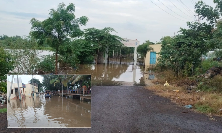 Mudhol: ಶಾಲಾ ಆವಣರಕ್ಕೆ ನುಗ್ಗಿದ ನೀರು, ಸ್ಮಶಾನ ಸಂಪೂರ್ಣ ಜಲಾವೃತ