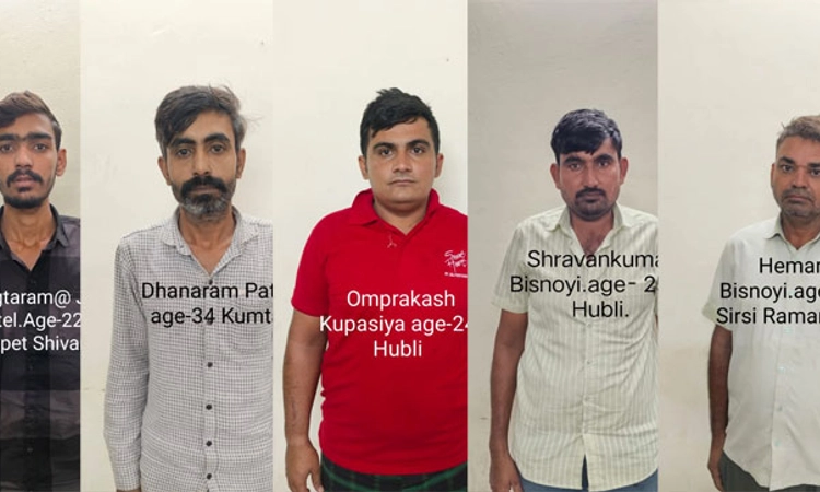 Hubli; ಮಾದಕ ವಸ್ತು ಮಾರುತ್ತಿದ್ದ ರಾಜಸ್ಥಾನ ಮೂಲದ ಐವರ ಬಂಧನ