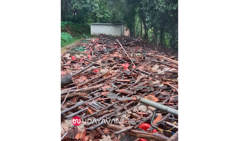 Vitla: ಭಾರೀ ಗಾಳಿ-ಮಳೆಗೆ ಕೋಳಿ ಸಾಕಣೆಯ ಶೆಡ್ ಕುಸಿದು ಬಿದ್ದು ಸಾವಿರಾರು ರೂ. ನಷ್ಟ