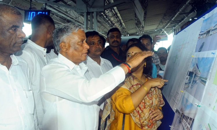 Chikkamagaluru ರೈಲು ನಿಲ್ದಾಣ ಅಭಿವೃದ್ಧಿಗೆ 26 ಕೋಟಿ ರೂ. ಬಿಡುಗಡೆ: ಸಚಿವ ವಿ.ಸೋಮಣ್ಣ