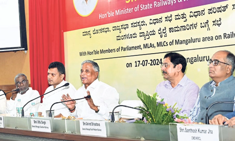 Mangaluru ಸೆಂಟ್ರಲ್‌ ವಿಶ್ವದರ್ಜೆಗೇರಿಕೆ: ಸಚಿವ ಸೋಮಣ್ಣ