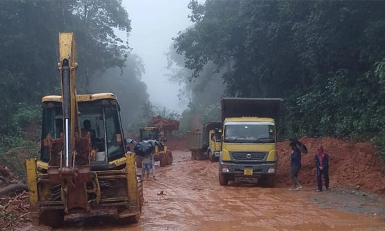 Sirsi- Kumta road; ಮಳೆ‌ ಬಾರದೇ ಇದ್ದರೆ ಇಂದು ಸಂಜೆ‌ ಸಂಚಾರಕ್ಕೆ ಮುಕ್ತ!