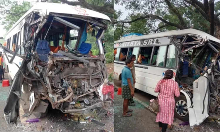 Road Mishap: ಟ್ರಕ್ ಗೆ ಡಿಕ್ಕಿ ಹೊಡೆದ ಪ್ರವಾಸಿಗರ ಬಸ್ಸು… 3 ಮೃತ್ಯು, 14 ಮಂದಿಗೆ ಗಾಯ
