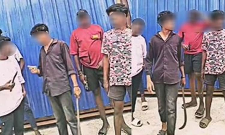 Shimoga; ಲಾಂಗು, ಮಚ್ಚು ಹಿಡಿದು ಅಪ್ರಾಪ್ತರಿಂದ ರೀಲ್ಸ್; ಕೇಸ್ ದಾಖಲಿಸಿದ ಪೊಲೀಸರು