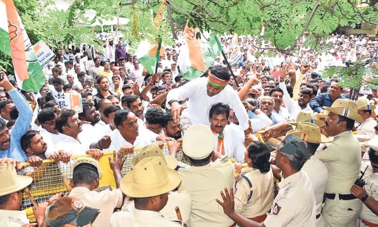 Mysuru ಬಿಜೆಪಿ ವಿರುದ್ಧ ಕಾಂಗ್ರೆಸ್‌ ಪ್ರತಿಭಟನೆ