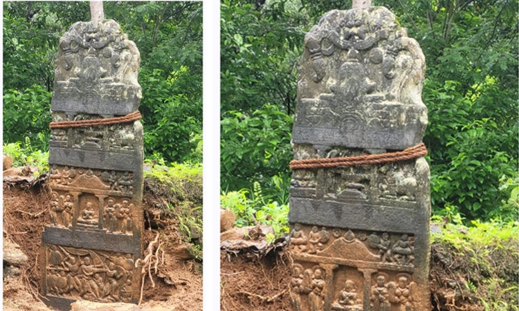 Sirsi: 800 ವರ್ಷಗಳ ಹಿಂದಿನ ವೀರಗಲ್ಲು ಶಾಸನ ಪತ್ತೆ!