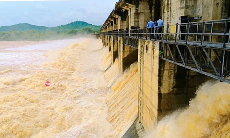 Shimoga; ಆರಿದ್ರಾ ಮಳೆ ಅಬ್ಬರ, ಮೈದುಂಬಿದ ತುಂಗೆ, ಶರಾವತಿ, ಭದ್ರೆ