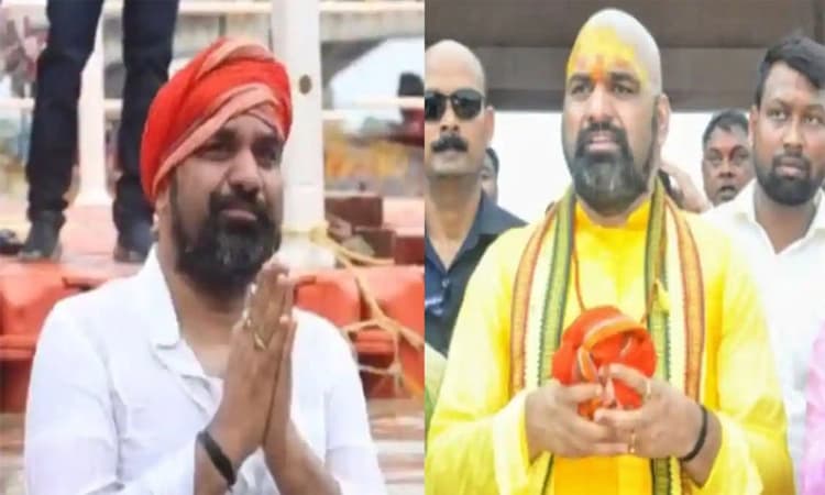 Bihar DCM ಶಪಥ ಪೂರ್ಣ; ಅಯೋಧ್ಯೆ ರಾಮನಿಗೆ ಪೇಟ ಅರ್ಪಣೆ