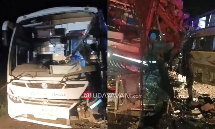 Thirthahalli: ಬಸ್-ಲಾರಿ ಡಿಕ್ಕಿ; ಕೆಲವರಿಗೆ ಸಣ್ಣಪುಟ್ಟ ಗಾಯ