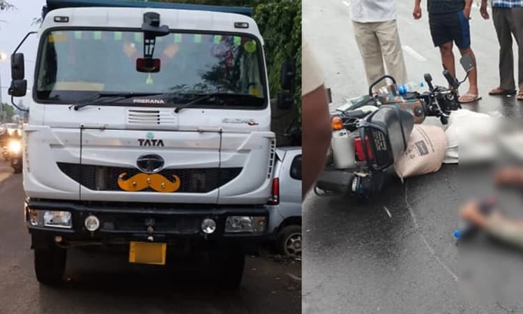 Ramanagara; ಭೀಕರ ರಸ್ತೆ ಅಪಘಾತದಲ್ಲಿ ಅಜ್ಜ -ಮೊಮ್ಮಗ ಸ್ಥಳದಲ್ಲೇ ಮೃತ್ಯು