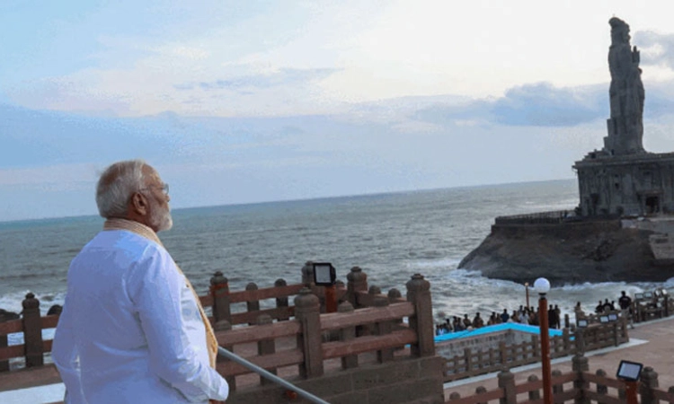 Kanniyakumari; 45 ಗಂಟೆಗಳ ಧ್ಯಾನವನ್ನು ಪ್ರಾರಂಭಿಸಿದ ಪ್ರಧಾನಿ ಮೋದಿ